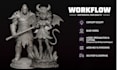 sculpt custom stl miniatures, characters, and statues for 3d printing