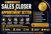 be your b2b sales closer and appointment setter