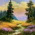 paint a custom landscape oil painting on canvas