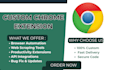 develop a custom chrome extension for you
