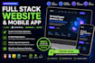 build website design custom full stack website development as saas web developer