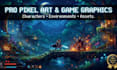 create pixel art game assets and animation
