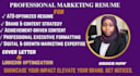write a professional sales and marketing resume