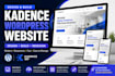 design and build a premium kadence wordpress website with custom responsive desi