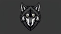 do unique wolf head t shirt logo design