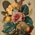 draw fineline botanical delicate flowers