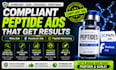 create compliant peptide ads, fix peptide ads issue, meta ads, and facebook ads