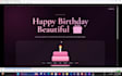 create a personalized birthday surprise website