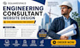 build squarespace engineering consultant website civil engineering firm website