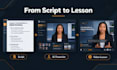 create ai elearning videos and edit course videos for your training