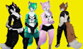 create furry vrchat avatar fursona anthro character rigging physbone unity quest