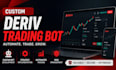create and setup a custom deriv trading bot with automation