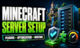 minecraft server setup plugin setup server optimization server hosting lag fix