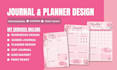 digital canva journal, etsy digital planner, journal formatting, kdp journal