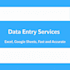 do accurate data entry and remove background from images