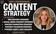 create an SEO content strategy, content plan and 30day content calendar