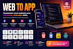 do vibe coding to build web to apps using github, replit and supabase, firebase