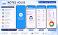 develop a complete flutter mobile app with firebase