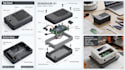 design 3d printable electronics enclosure, pcb case and product casing