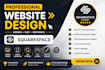 design  and develop a squarespace website