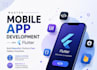 develop flutter mobile app for android ios app development with firebase