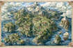 design vector map illustration, isometric map,