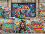 create graffiti pop art canvas designs and murals