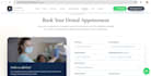 design a modern dental landing page