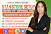 do stan store setup, stan store digital store, etsy stan store, shopify store