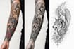 do a tattoo design of tattoo sleeve