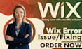 fix wix website bugs, errors, and velo code issues