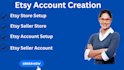 do etsy account creation and etsy seller store
