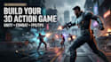develop 3d unity action game, shooting game, unity fps game, 3d game development