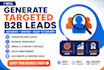 do b2b lead generations local business saas startups agencies email enterprise