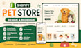 design or redesign a professional shopify pet store website
