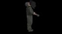 create y2k solider character, animation game, ps1,ps2,ps4,psx style,nintendo 3d