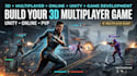 develop 3d multiplayer game, pvp game, unity 3d game development, 3d online game