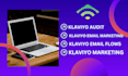 do klaviyo email template, email flows, email design and audit