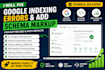 fix google indexing errors and add schema markup for technical SEO