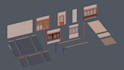 create game ready 3d assets, 3d game environment and VR environments in blender