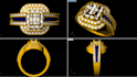 do high end luxury jewelry 3d cad model and ring design