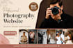 design redesign customize your pixieset photography wedding website portfolio