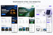 a responsive HTML CSS website