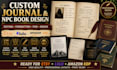 create custom journal npc editing ebook formatting pod for etsy lulu amazon KDP