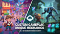 develop 2d 3d mobile game in unity with custom gameplay, mechanics