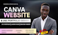design a modern canva website and ugc portfolio