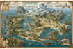 draw a fantasy map illustration