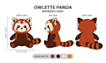 design custom plushie reference sheet stuffed animal furry character ych