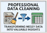 do accurate data entry, copy paste, and excel data cleaning