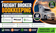 manage freight broker bookkeeping using revenova, mcleod software and quickbooks